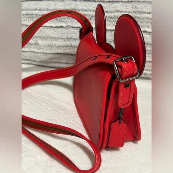 ♥️ ✨Coach Disney X Mickey Ears (New without Tags) Patricia Crossbody Bag♥️ - Picture 10 of 11
